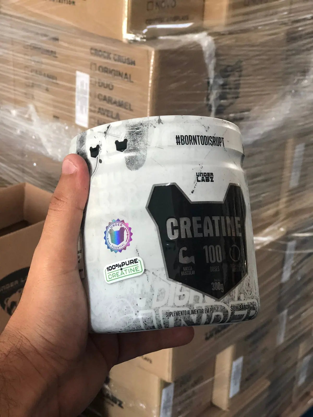 CREATINE BORNTODISRUPT 300G  | Under Labz – Loja Oficial