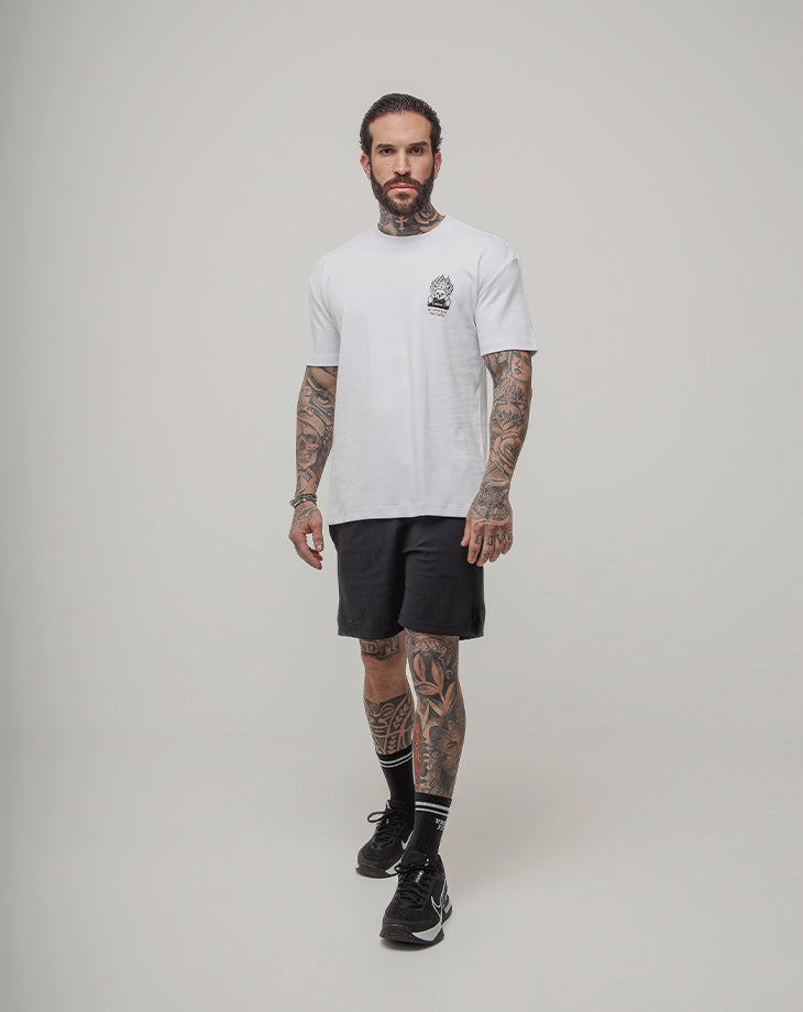 CAMISETA MASCULINA OVERSIZED DIMETHYLEX BRANCO