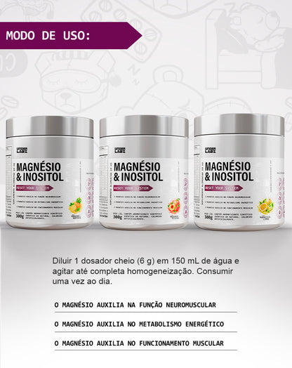 MAGNÉSIO & INOSITOL 300G