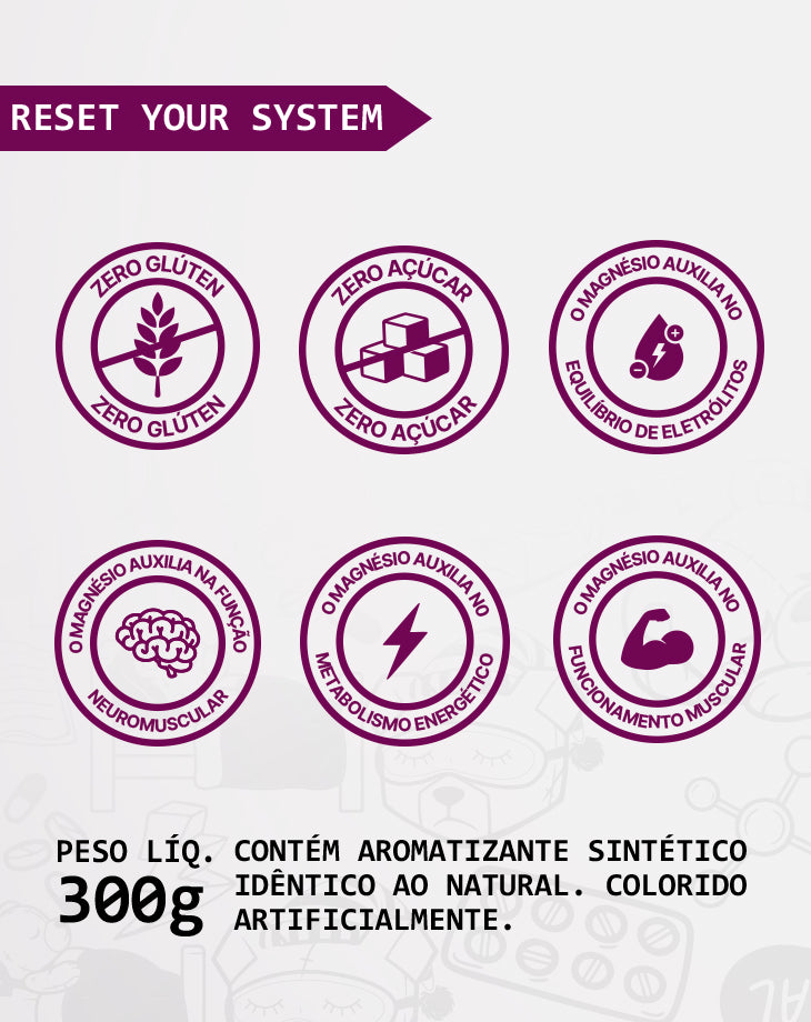 MAGNÉSIO & INOSITOL 300G