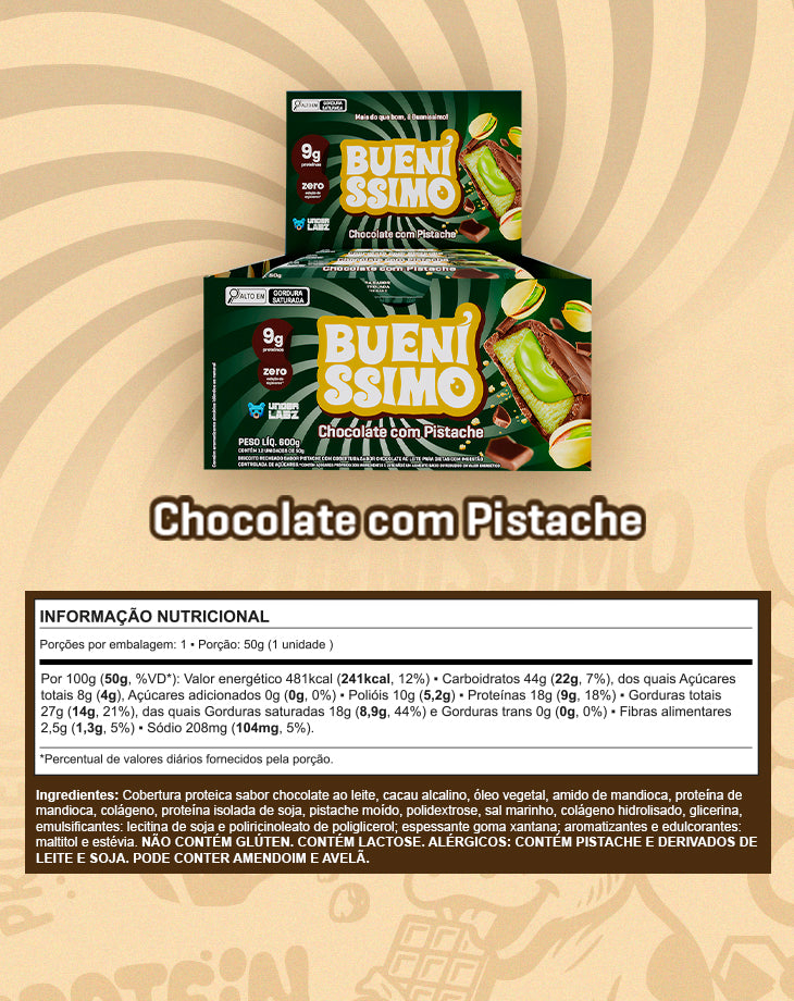 DISPLAY COM 12 BARRAS DE PROTEÍNA BUENÍSSIMO