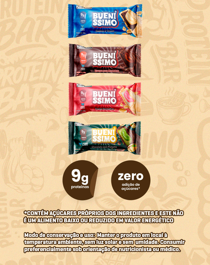 DISPLAY COM 12 BARRAS DE PROTEÍNA BUENÍSSIMO