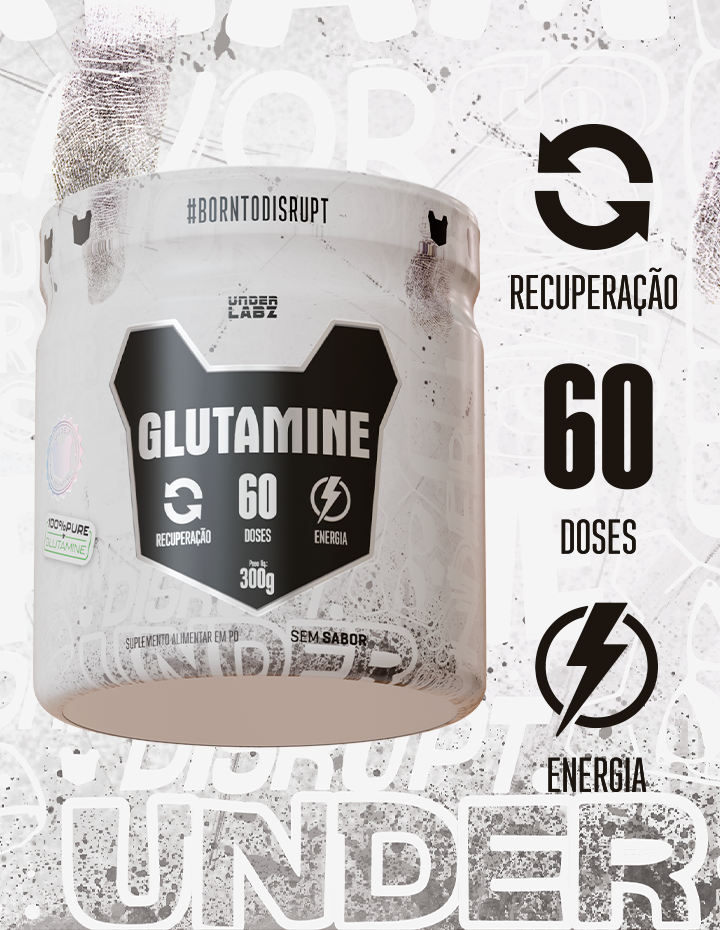 GLUTAMINA 100% PURE BORNTODISRUPT 300G