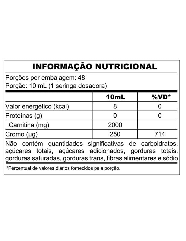 X-CARNITINE LIPO-DRIVE BORNTODISRUPT 480ML